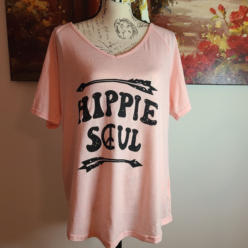 NWOT Hippie Soul Tee Shirt